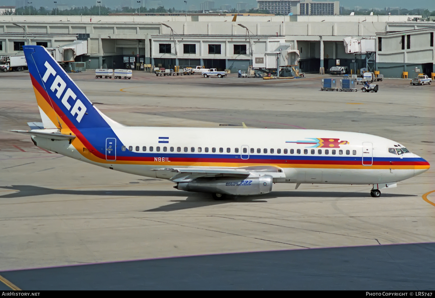 Aircraft Photo of N861L | Boeing 737-2Q8/Adv | TACA - Transportes Aéreos Centro Americanos | AirHistory.net #375673