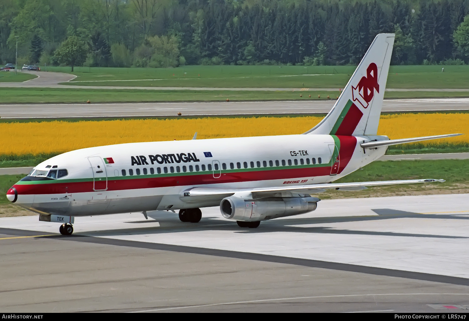 Aircraft Photo of CS-TEK | Boeing 737-282/Adv | TAP Air Portugal | AirHistory.net #375678