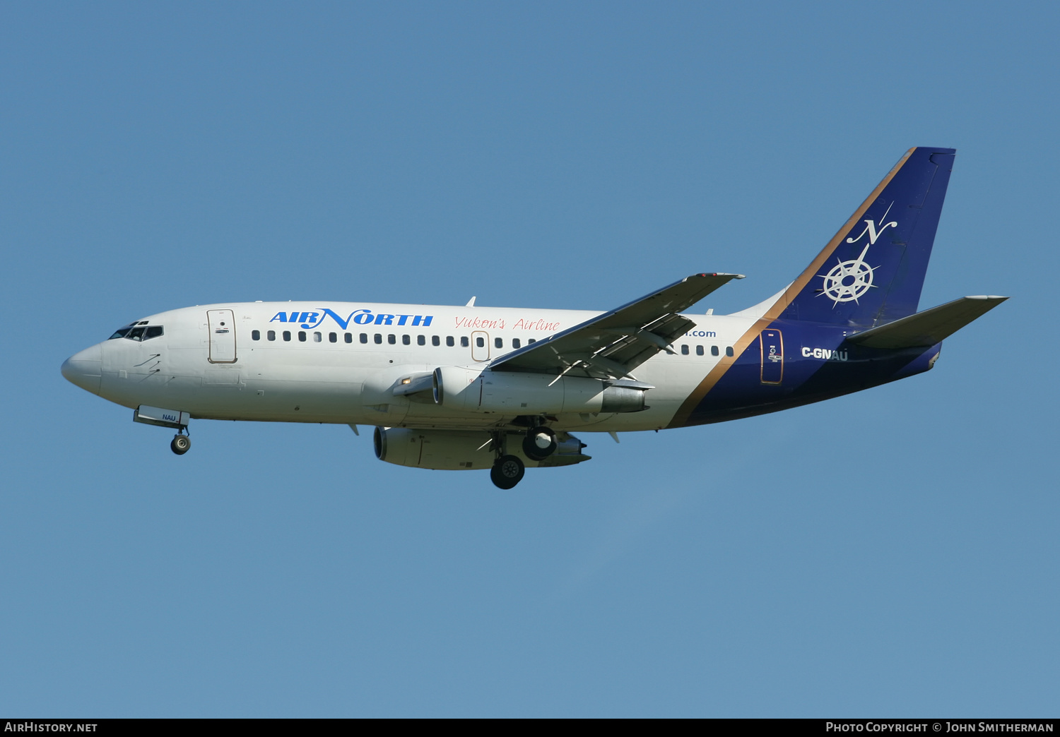 Aircraft Photo of C-GNAU | Boeing 737-201/Adv | Air North | AirHistory.net #375702