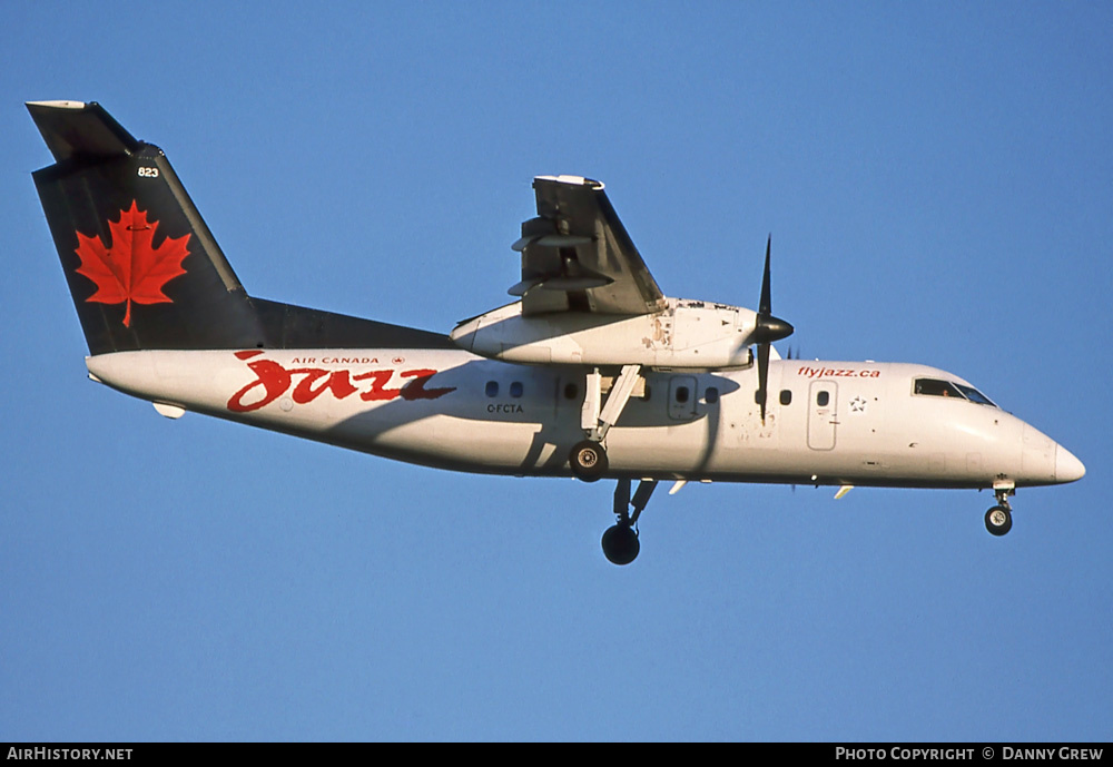 Aircraft Photo of C-FCTA | De Havilland Canada DHC-8-102 Dash 8 | Air Canada Jazz | AirHistory.net #375709