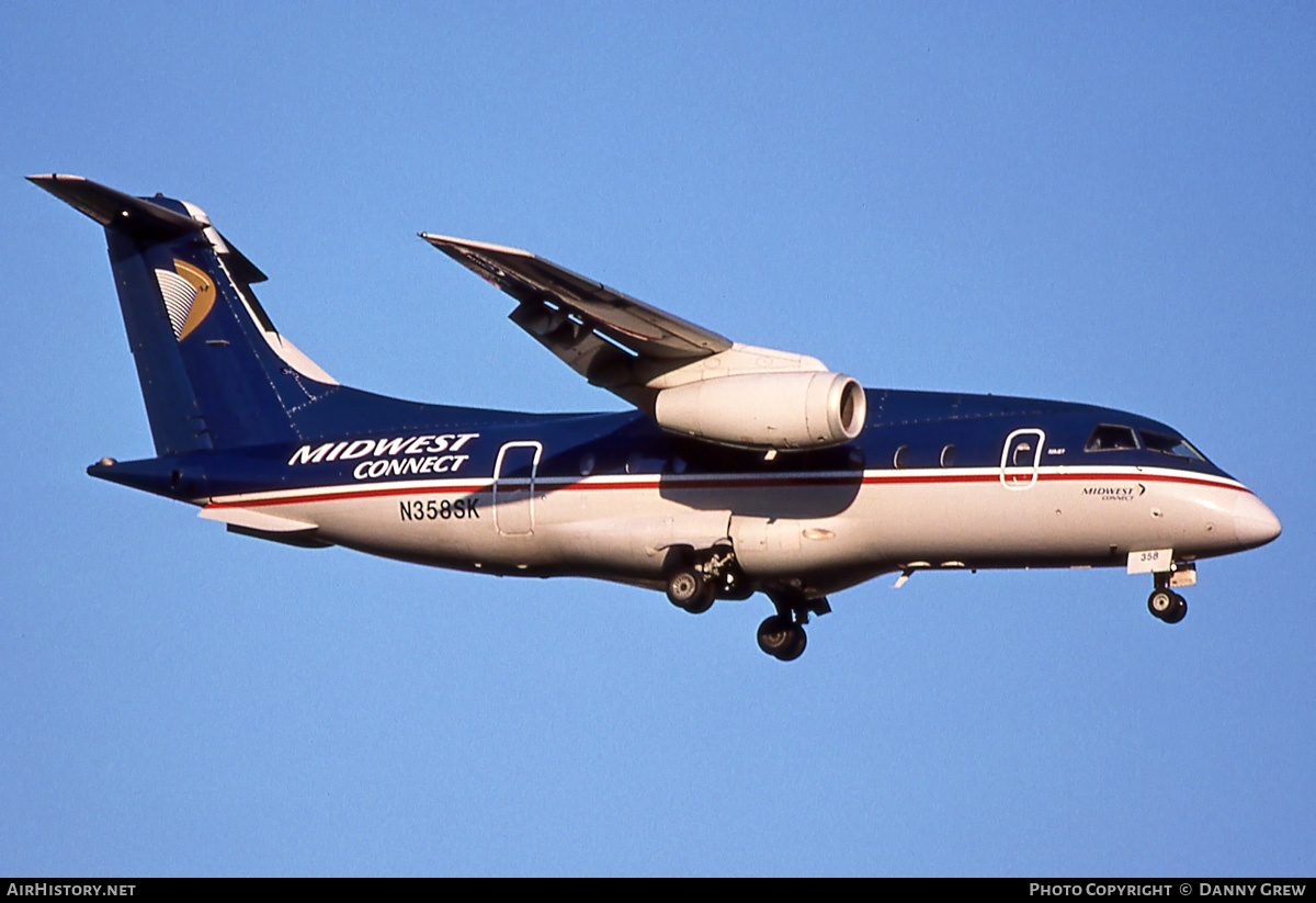 Aircraft Photo of N358SK | Fairchild Dornier 328-310 328JET | Midwest Connect | AirHistory.net #375718