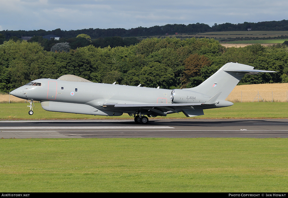 Aircraft Photo of ZJ694 | Bombardier Sentinel R.1 (BD-700-1A10) | UK - Air Force | AirHistory.net #375722
