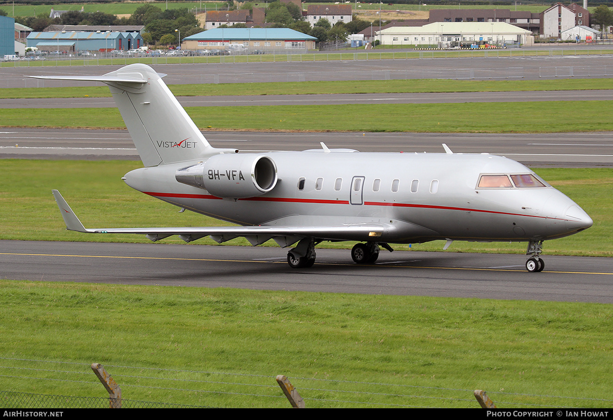 Aircraft Photo of 9H-VFA | Bombardier Challenger 605 (CL-600-2B16) | VistaJet | AirHistory.net #375725