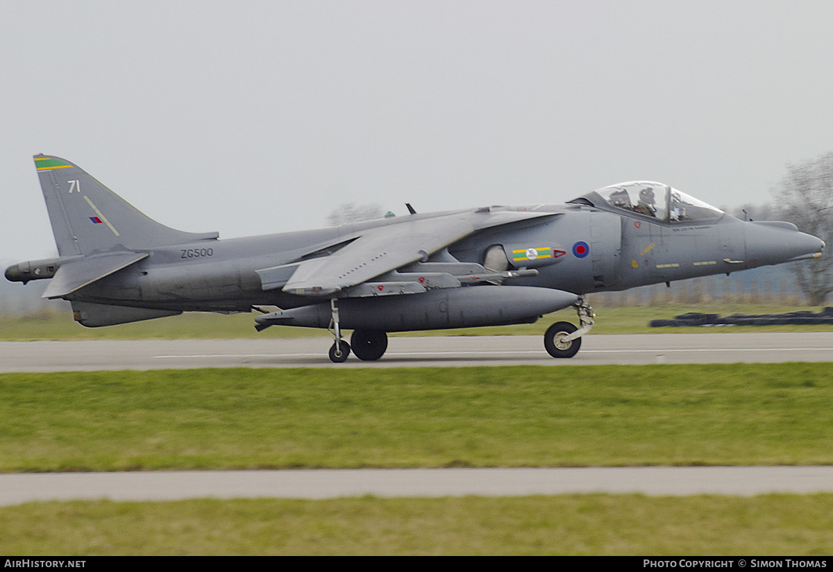 Aircraft Photo of ZG500 | British Aerospace Harrier GR7 | UK - Air Force | AirHistory.net #375727