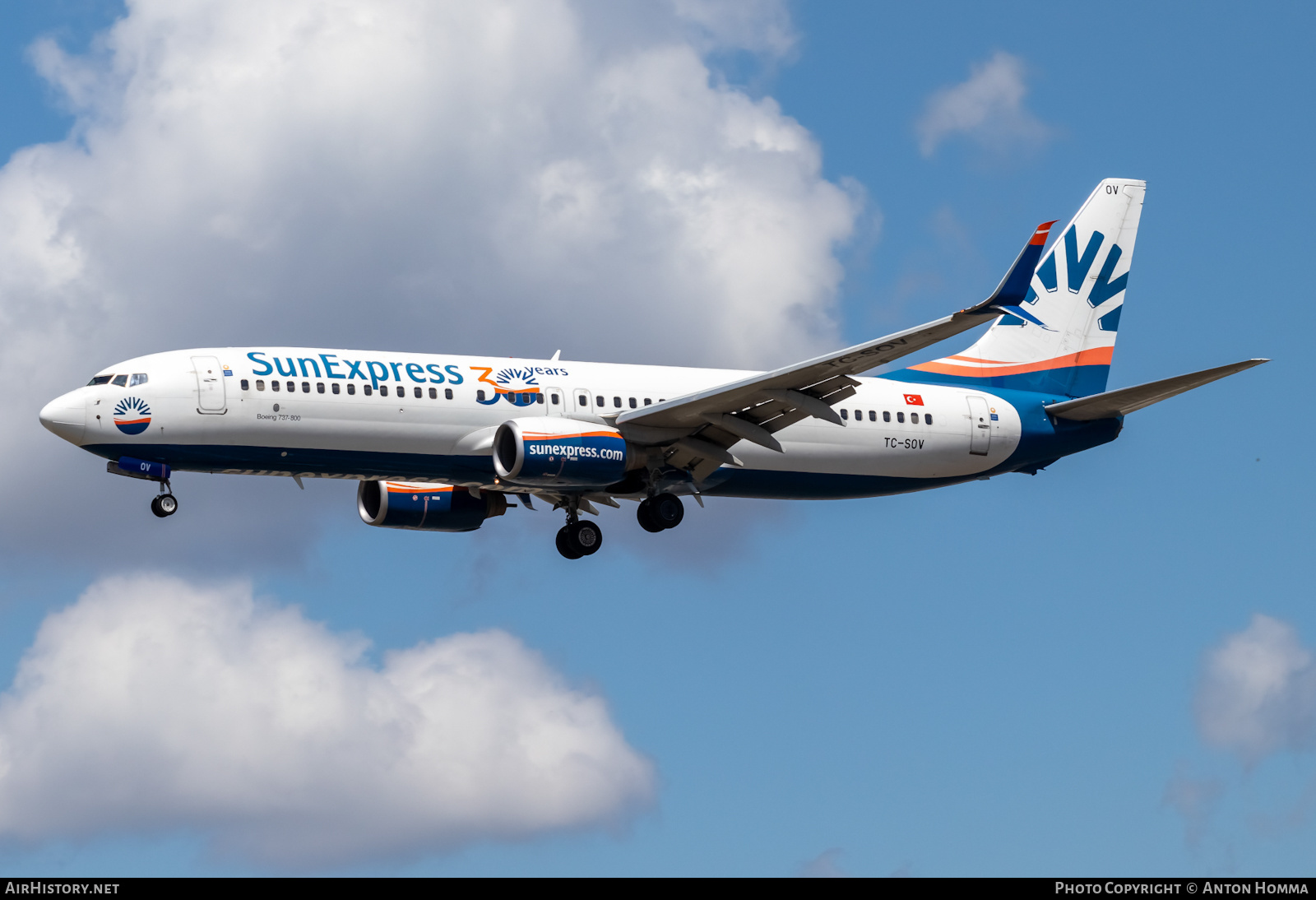 Aircraft Photo of TC-SOV | Boeing 737-8HC | SunExpress | AirHistory.net #375750