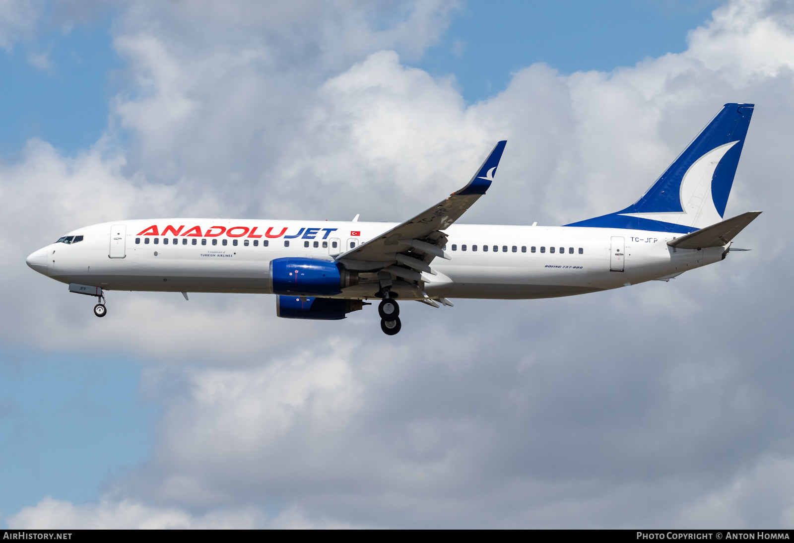 Aircraft Photo of TC-JFP | Boeing 737-8F2 | AnadoluJet | AirHistory.net #375758