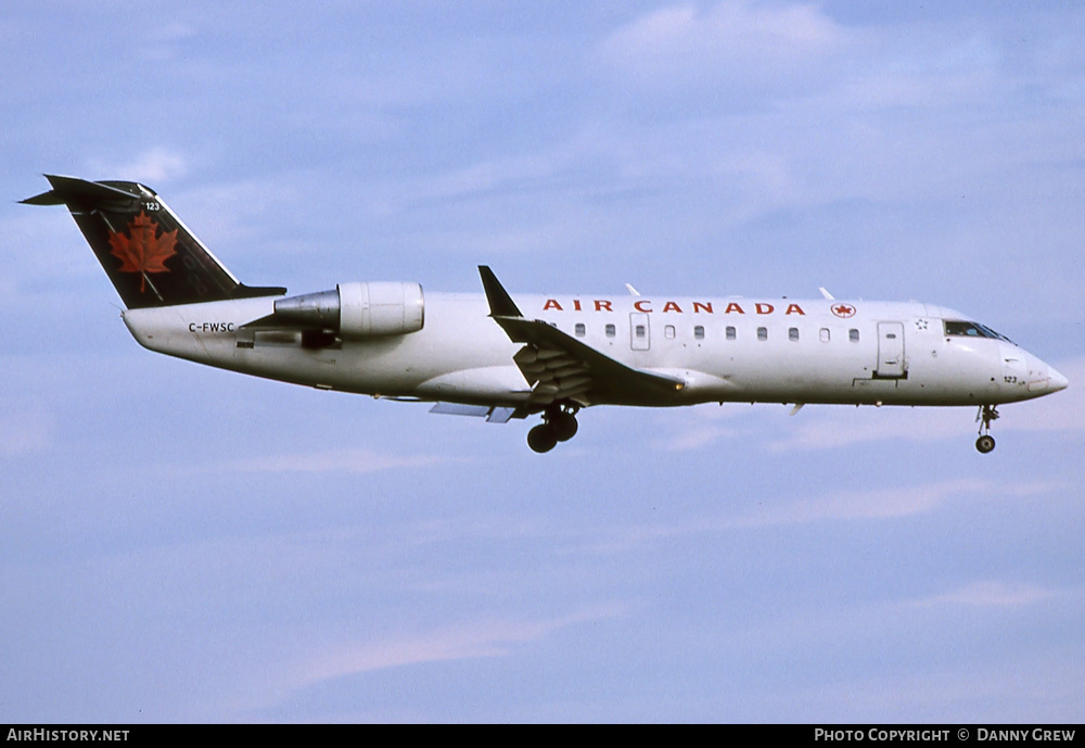 Aircraft Photo of C-FWSC | Canadair CRJ-100ER (CL-600-2B19) | Air Canada | AirHistory.net #375788