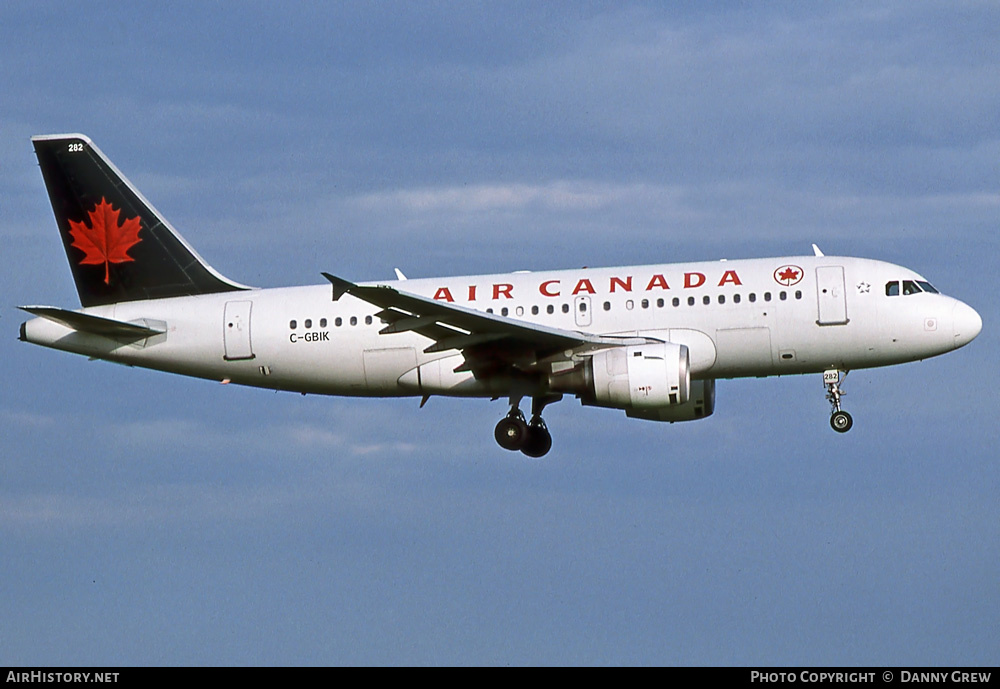 Aircraft Photo of C-GBIK | Airbus A319-114 | Air Canada | AirHistory.net #375789