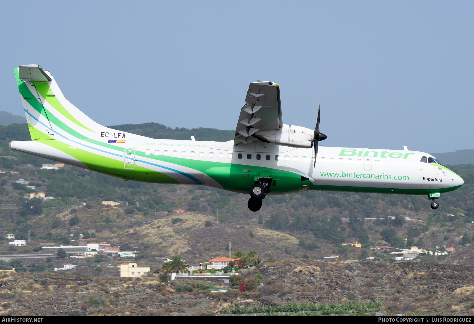 Aircraft Photo of EC-LFA | ATR ATR-72-500 (ATR-72-212A) | Binter Canarias | AirHistory.net #375823