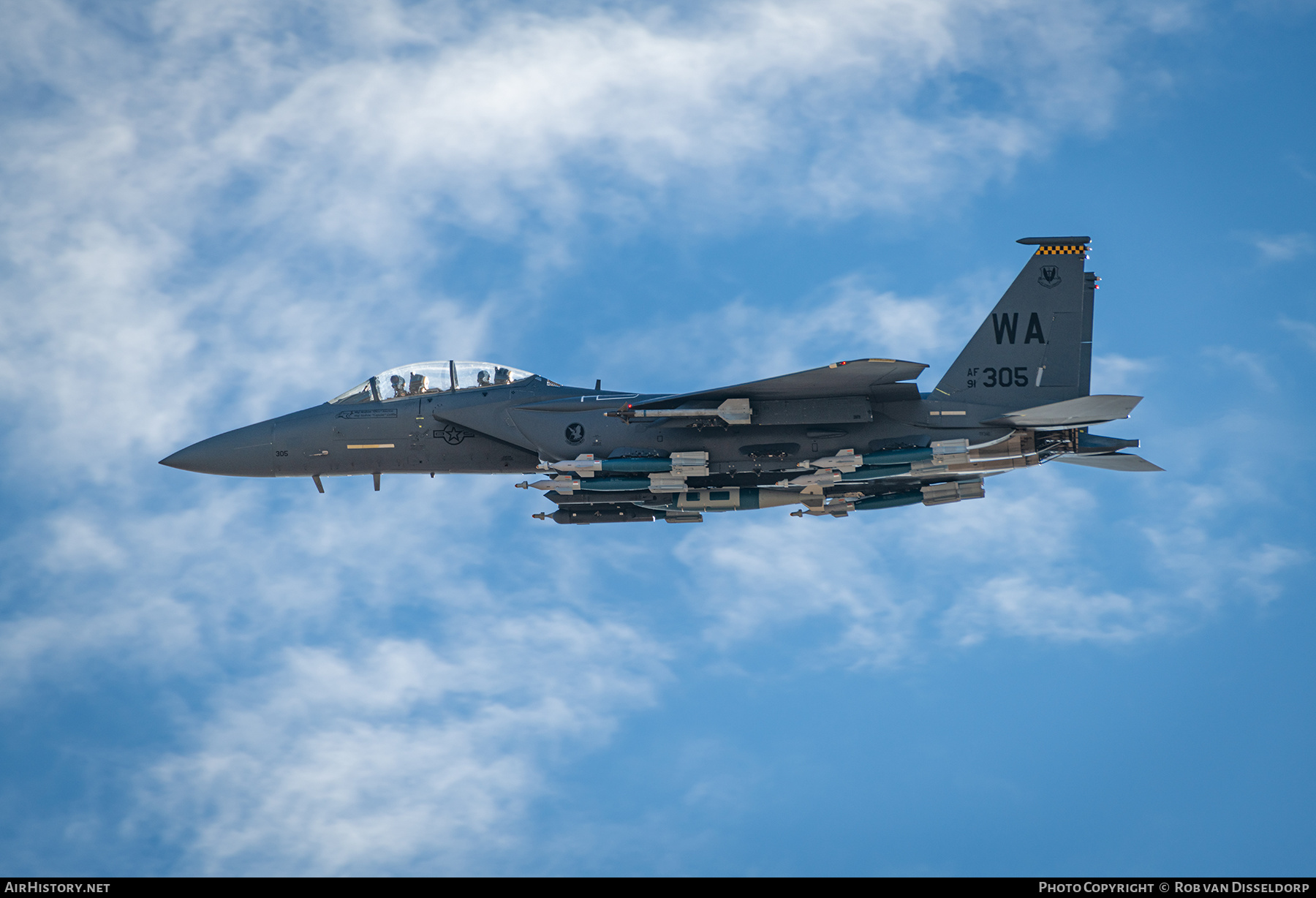 Aircraft Photo of 91-0305 / AF91-305 | McDonnell Douglas F-15E Strike Eagle | USA - Air Force | AirHistory.net #375826