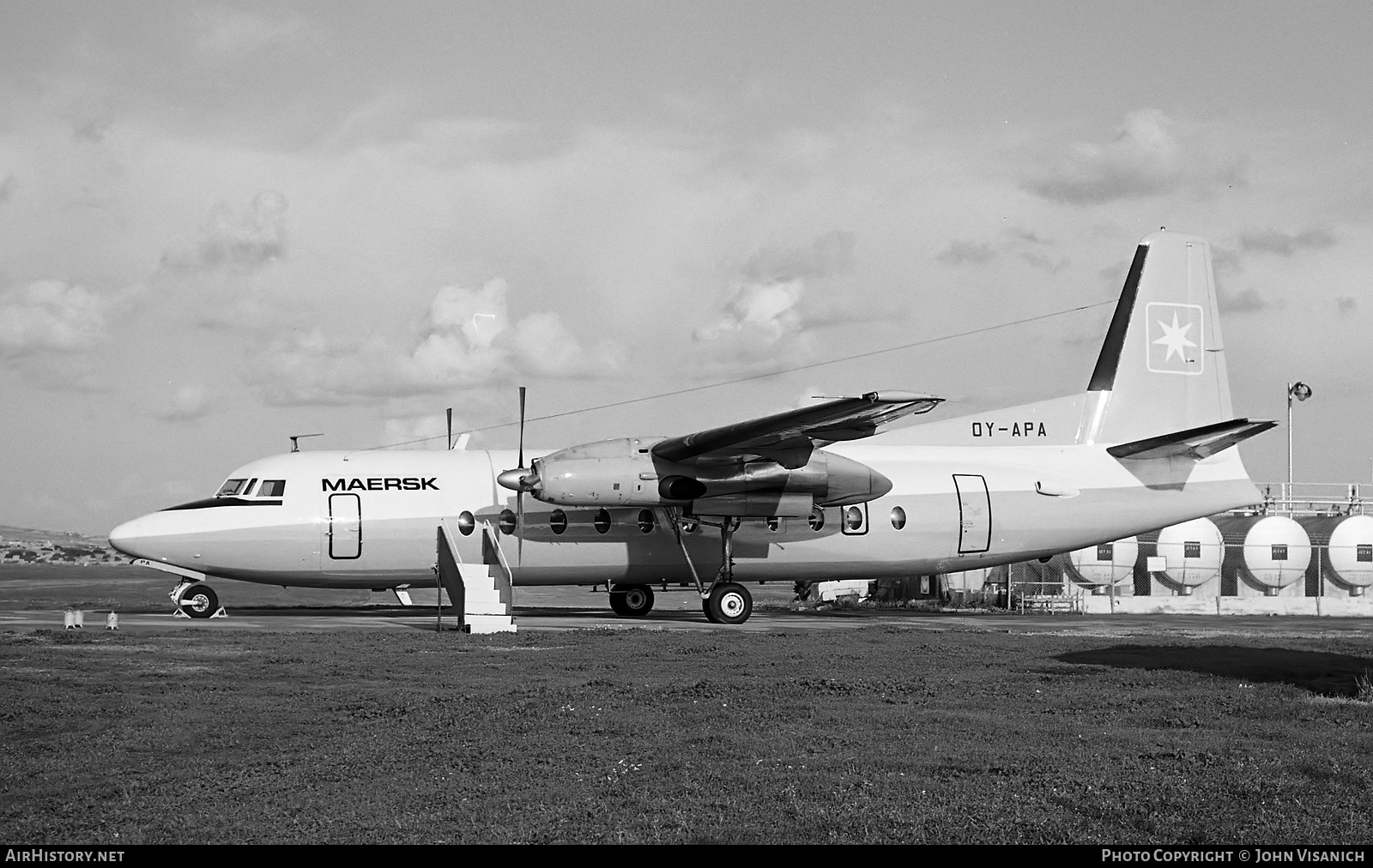 Aircraft Photo of OY-APA | Fokker F27-500 Friendship | Maersk Air | AirHistory.net #375831