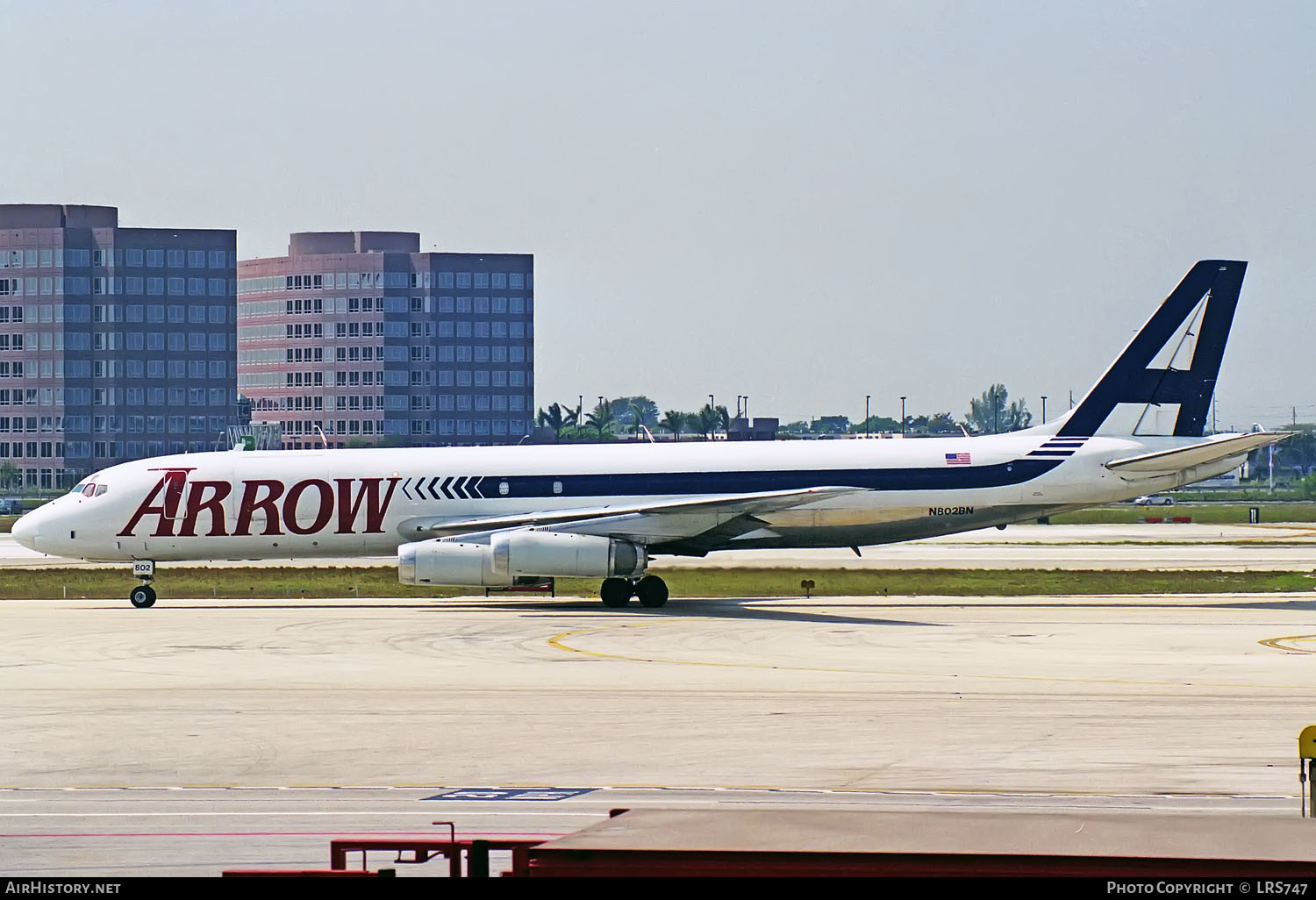 Aircraft Photo of N802BN | McDonnell Douglas DC-8-62H(F) | Arrow Air | AirHistory.net #375873