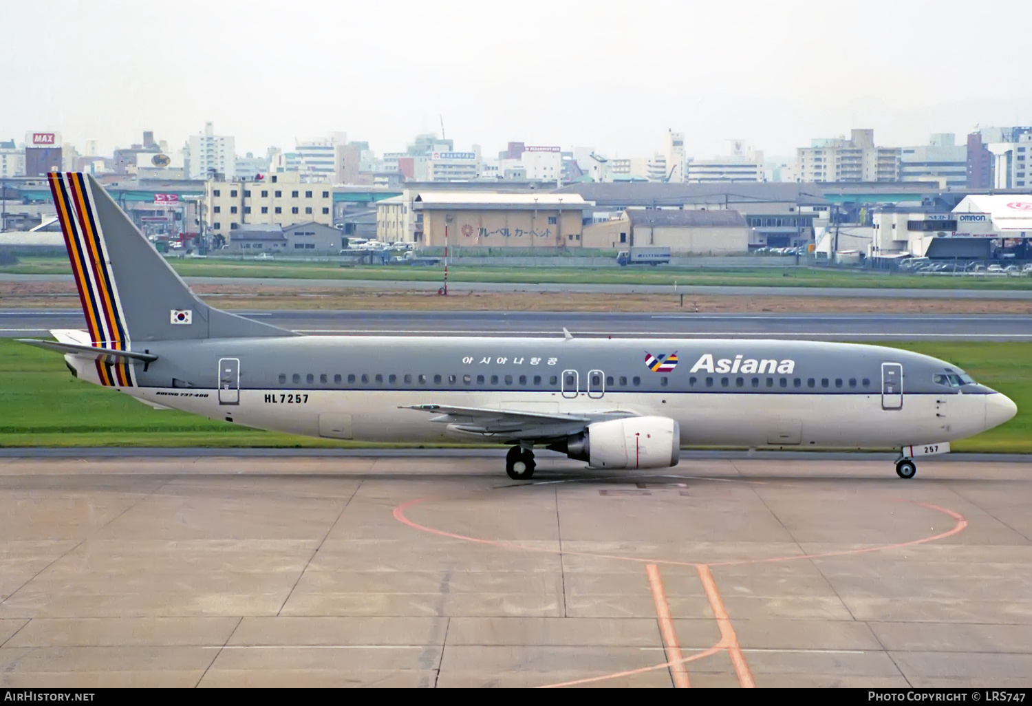 Aircraft Photo of HL7257 | Boeing 737-4Y0 | Asiana Airlines | AirHistory.net #375874