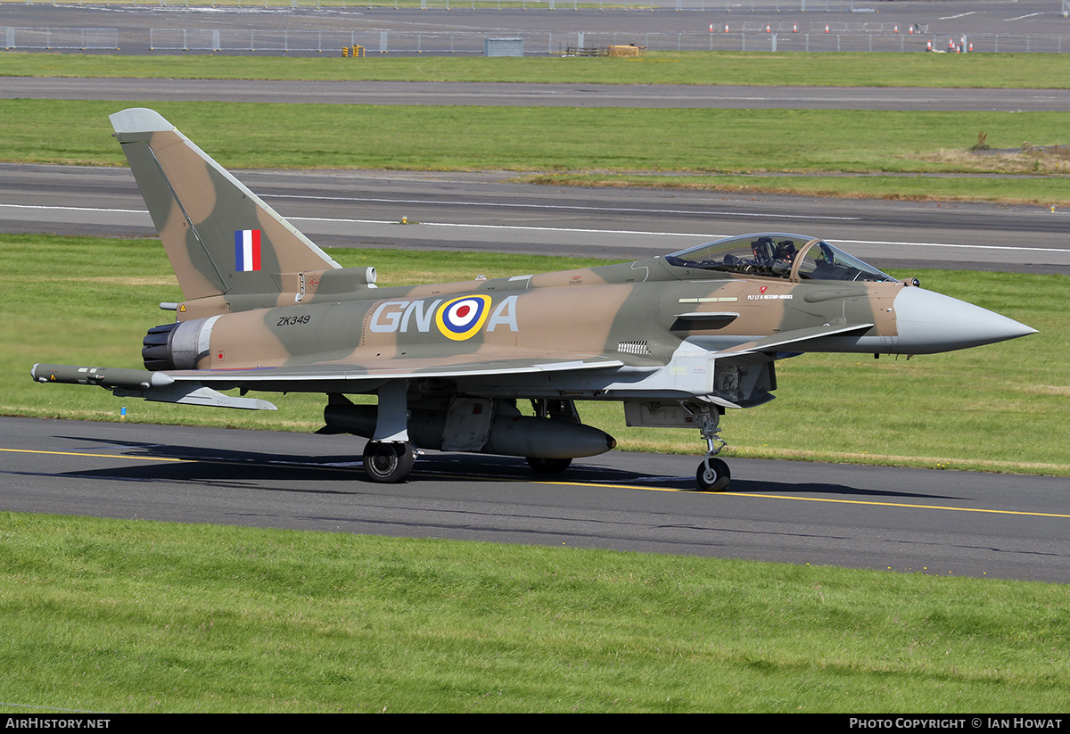 Aircraft Photo of ZK349 | Eurofighter EF-2000 Typhoon FGR4 | UK - Air Force | AirHistory.net #375883