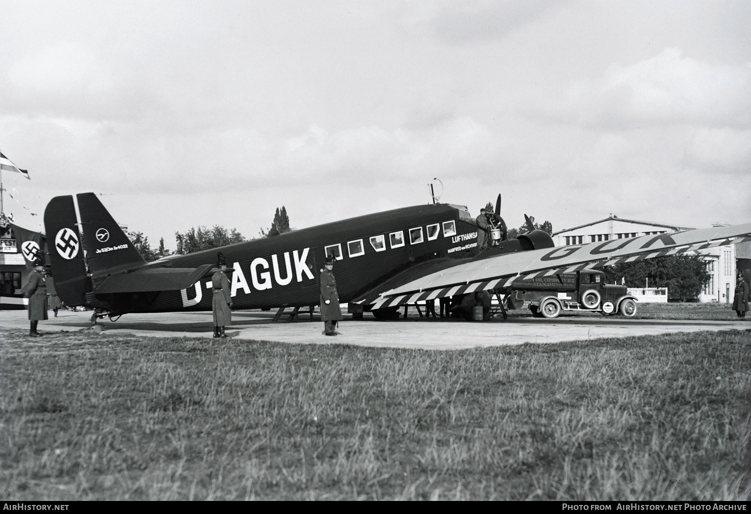Aircraft Photo of D-AGUK | Junkers Ju 52/3m fe | Deutsche Luft Hansa | AirHistory.net #375890