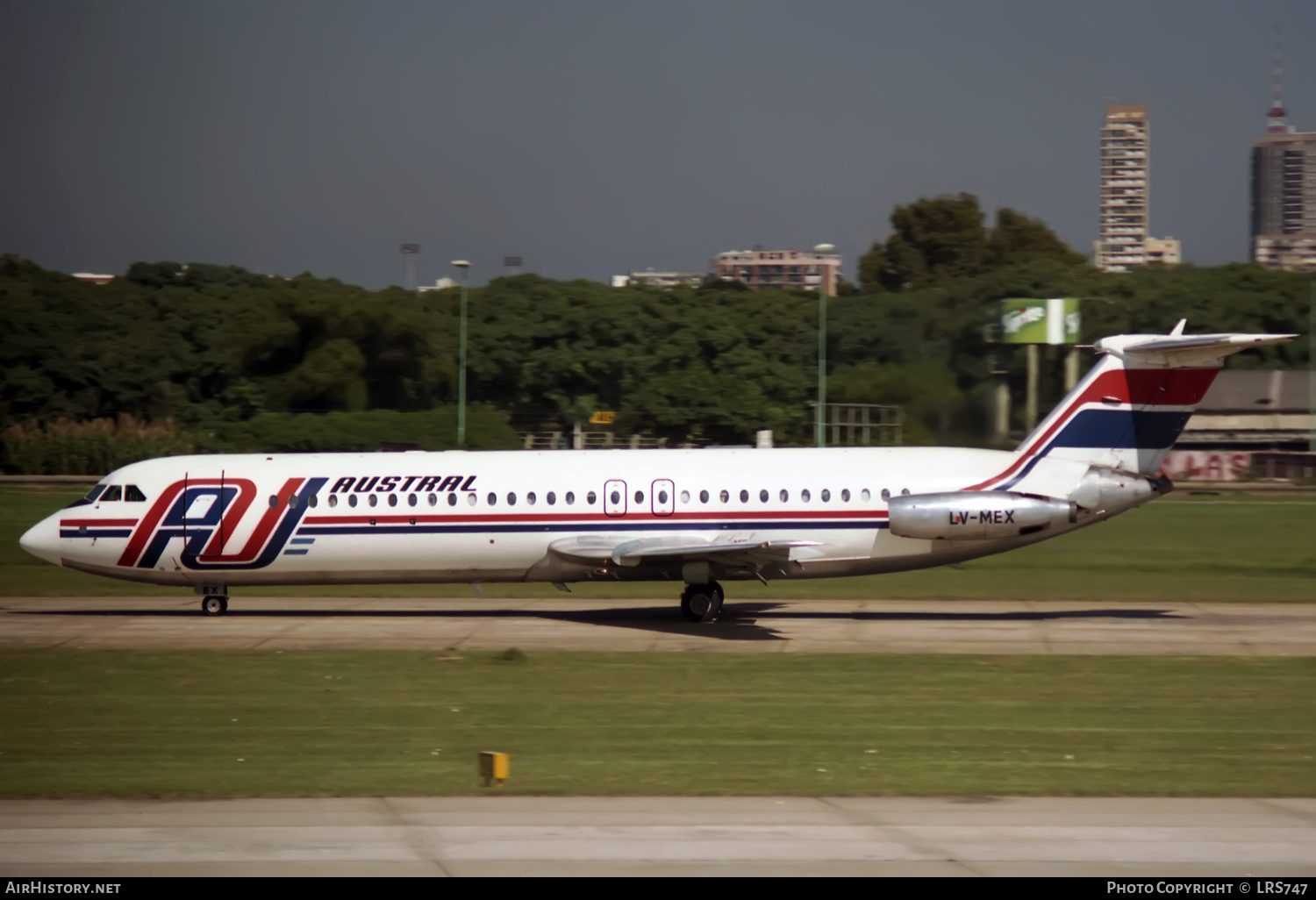 Aircraft Photo of LV-MEX | BAC 111-518FG One-Eleven | Austral Líneas Aéreas | AirHistory.net #375893