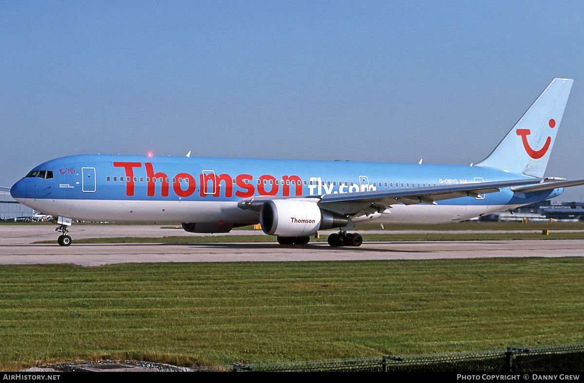 Aircraft Photo of G-OBYG | Boeing 767-304/ER | Thomsonfly | AirHistory.net #375896