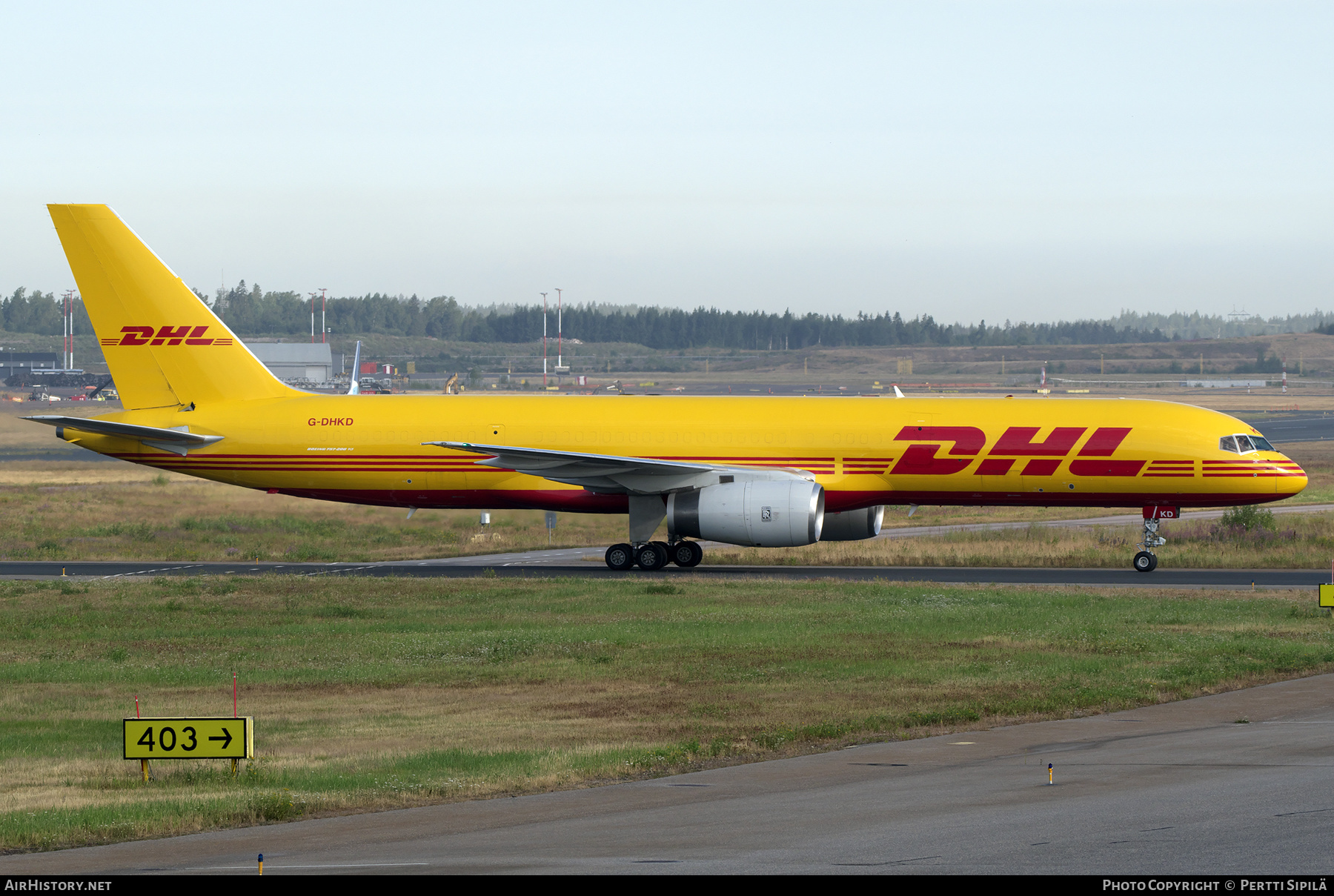 Aircraft Photo of G-DHKD | Boeing 757-23N(PCF) | DHL International | AirHistory.net #375911