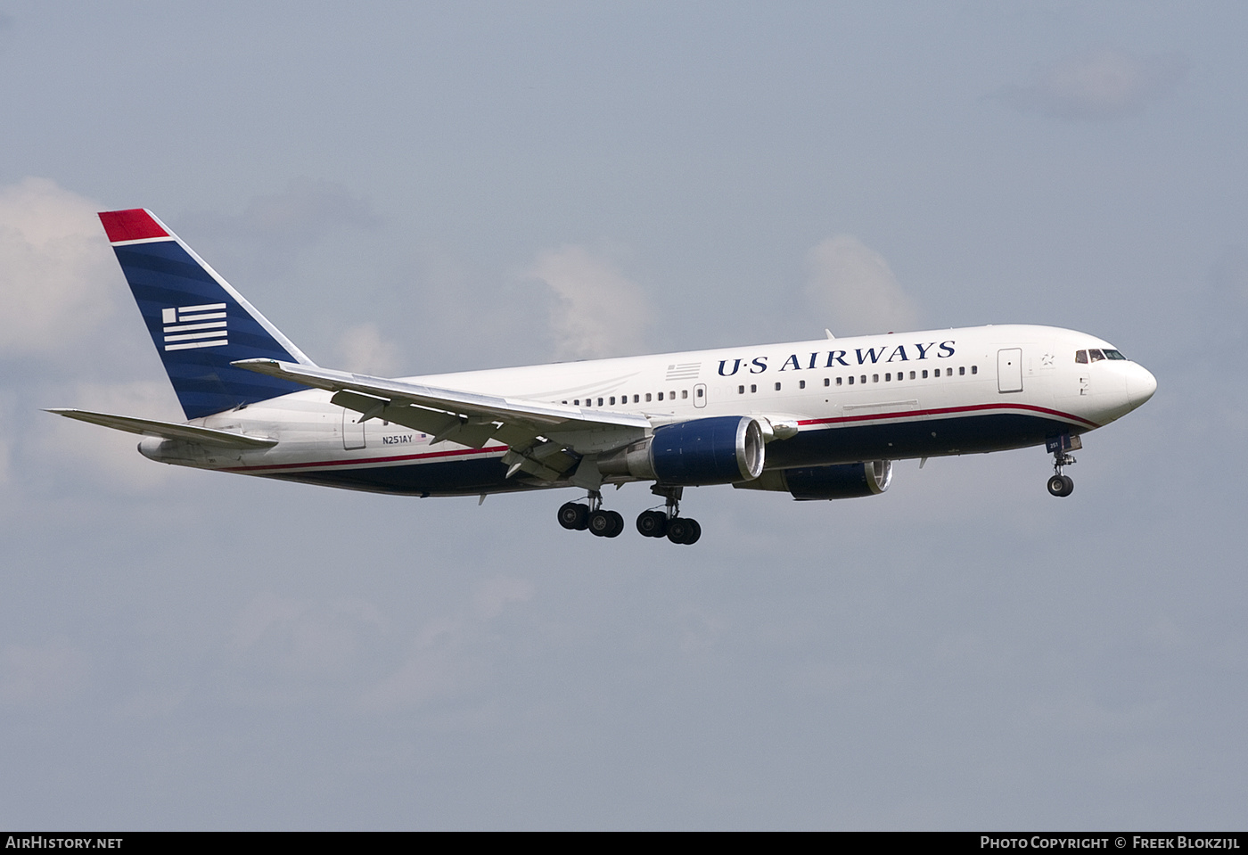 Aircraft Photo of N251AY | Boeing 767-2B7/ER | US Airways | AirHistory.net #375957