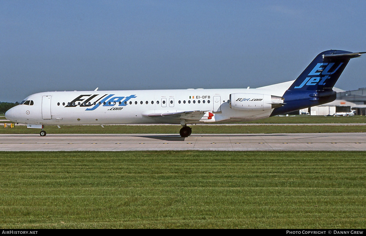 Aircraft Photo of EI-DFB | Fokker 100 (F28-0100) | EUjet | AirHistory.net #375964