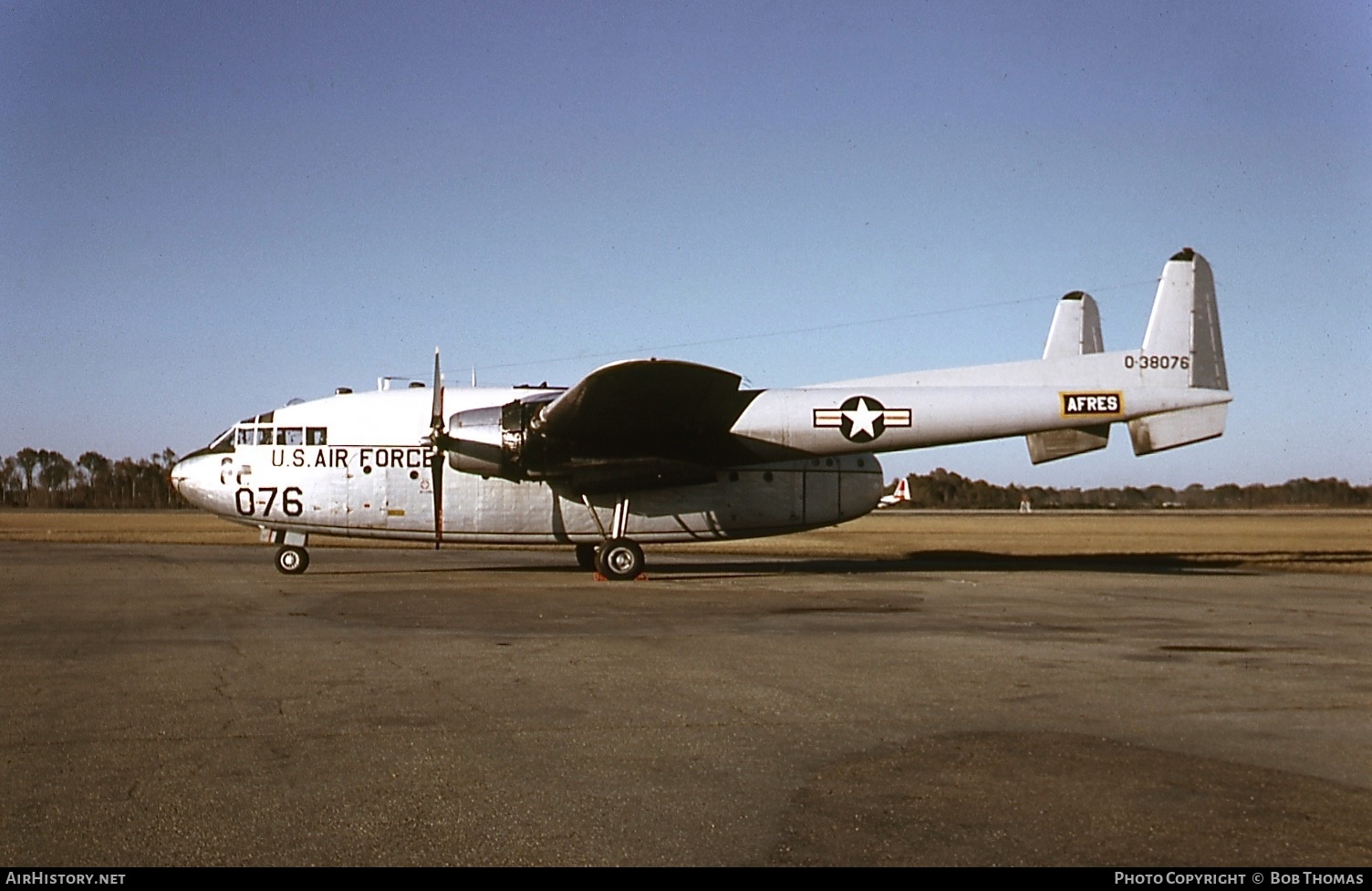 Aircraft Photo of 53-8076 / 0-38076 | Fairchild C-119G Flying Boxcar | USA - Air Force | AirHistory.net #375978
