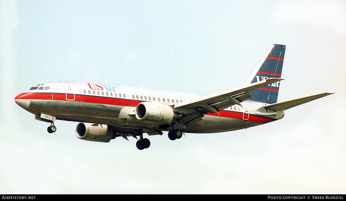 Aircraft Photo of N391US | Boeing 737-3B7 | USAir | AirHistory.net #375980