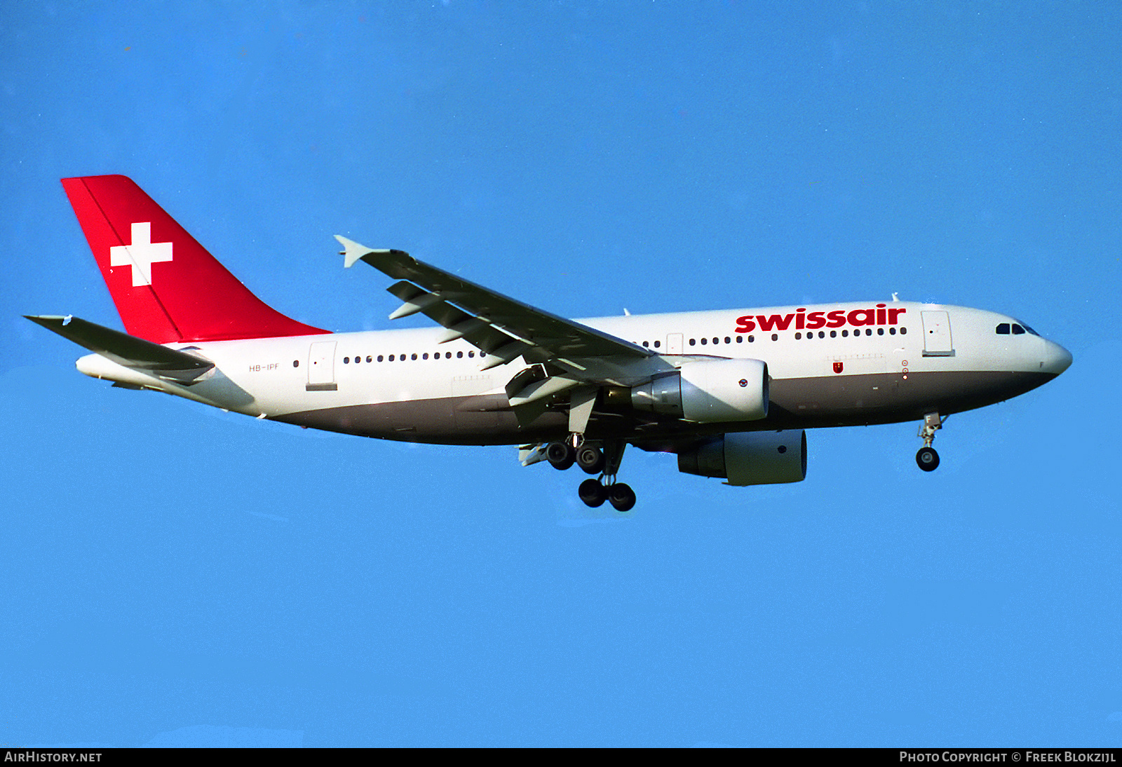 Aircraft Photo of HB-IPF | Airbus A310-322 | Swissair | AirHistory.net #375988