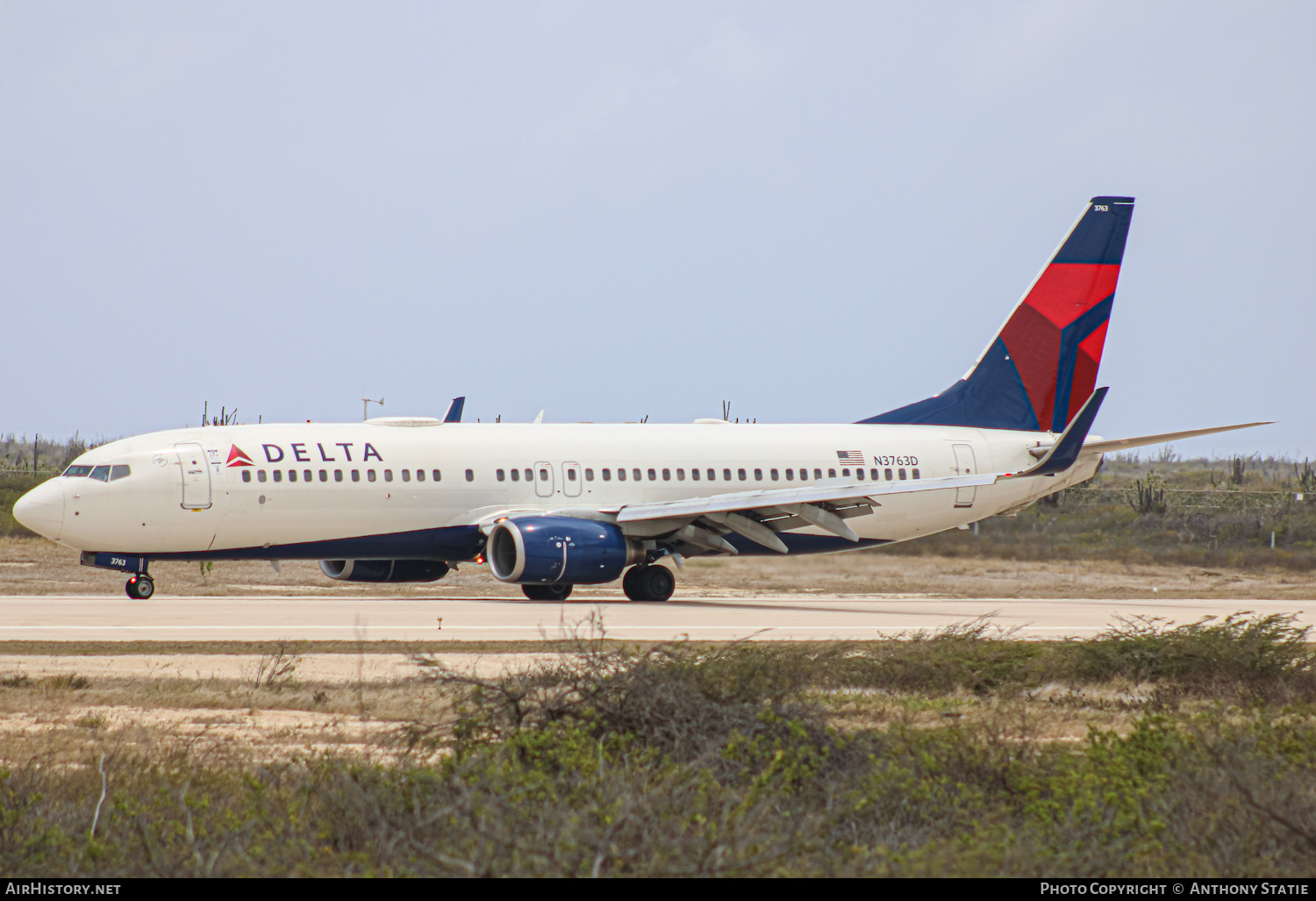 Aircraft Photo of N3763D | Boeing 737-832 | Delta Air Lines | AirHistory.net #375993