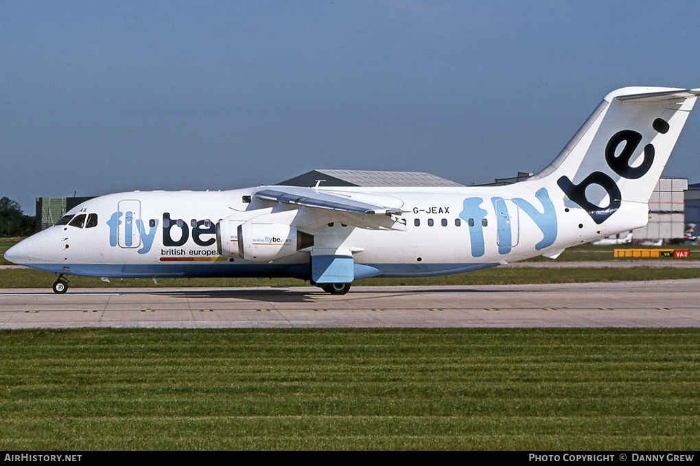 Aircraft Photo of G-JEAX | British Aerospace BAe-146-200 | Flybe - British European | AirHistory.net #376001