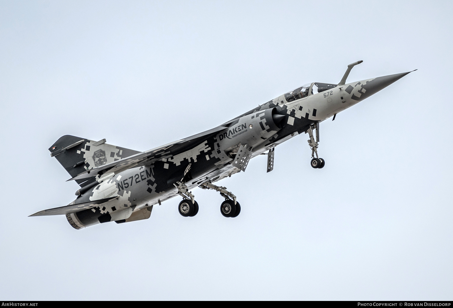 Aircraft Photo of N572EM | Dassault Mirage F1M | Draken International | AirHistory.net #376015