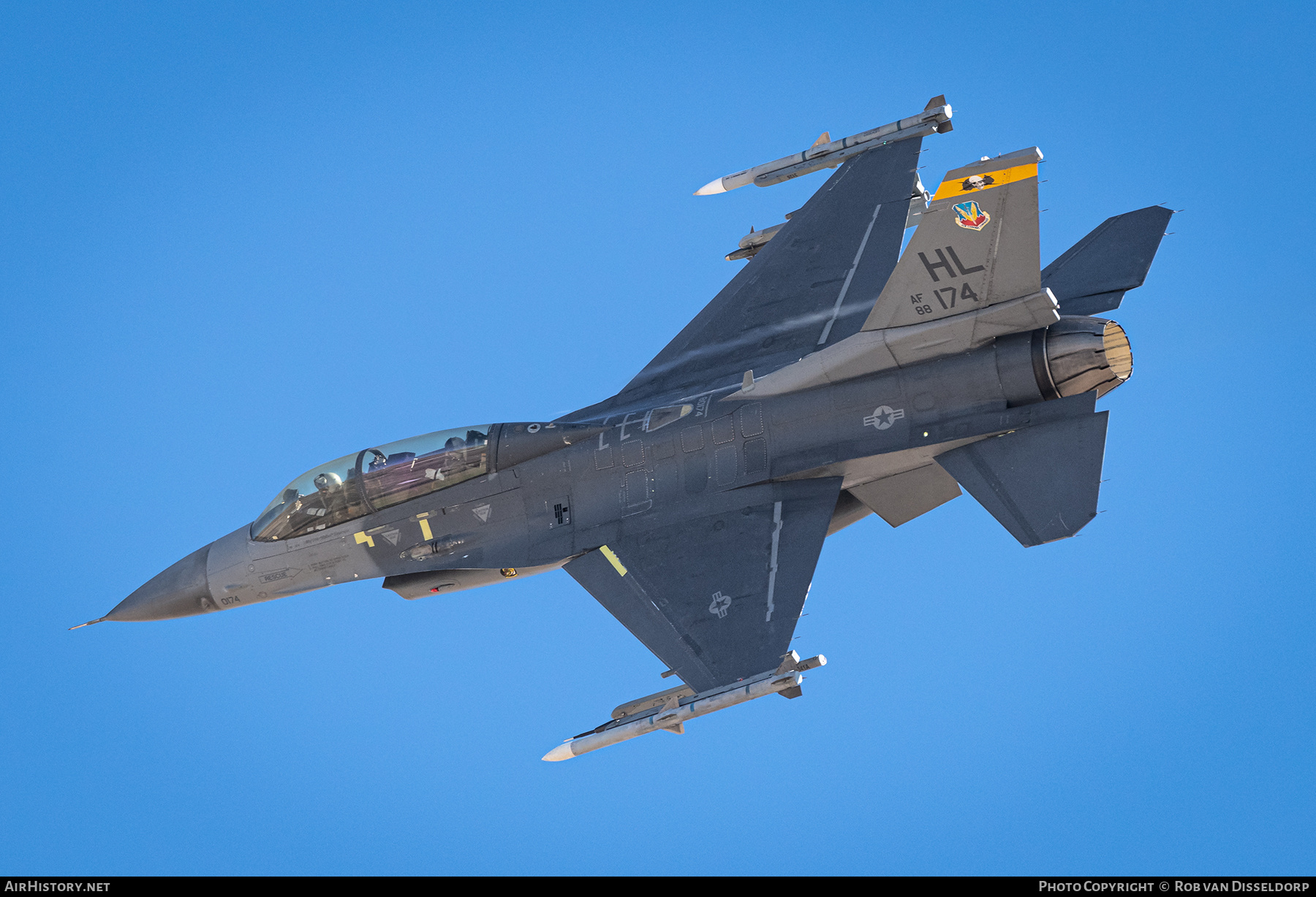 Aircraft Photo of 88-0174 / AF88-174 | General Dynamics F-16DM Fighting Falcon | USA - Air Force | AirHistory.net #376021