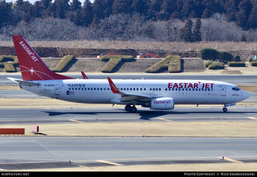 Aircraft Photo of HL8036 | Boeing 737-86N | Eastar Jet | AirHistory.net #376034