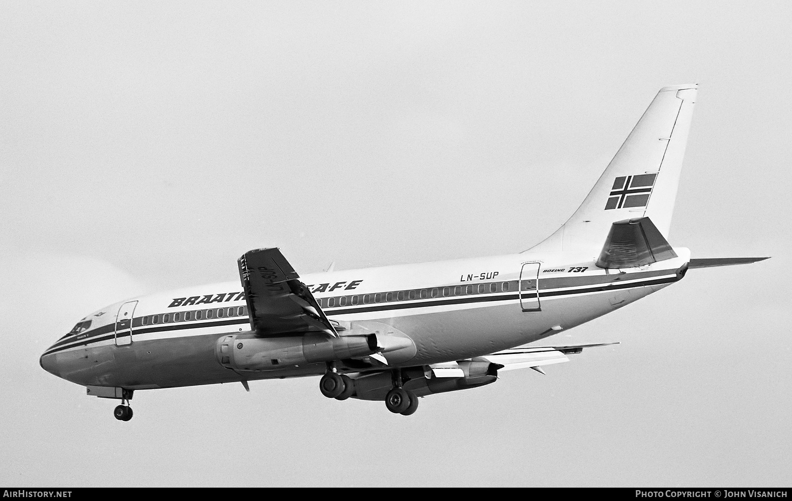 Aircraft Photo of LN-SUP | Boeing 737-205 | Braathens SAFE | AirHistory.net #376035