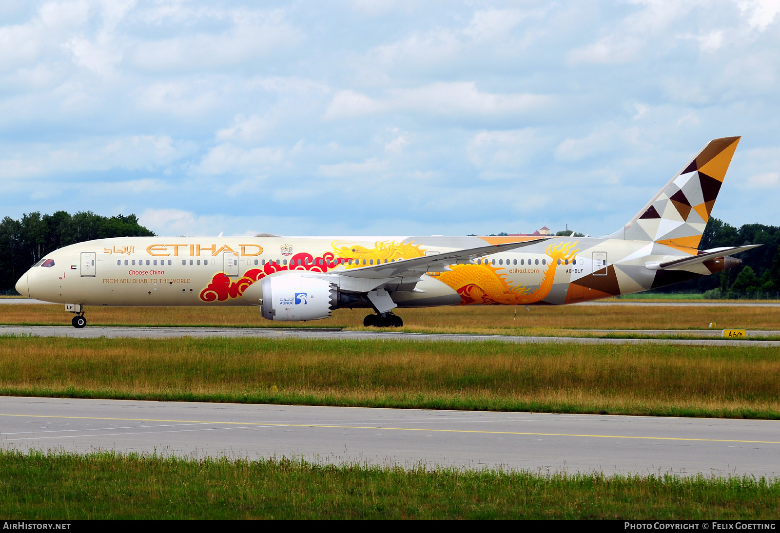 Aircraft Photo of A6-BLF | Boeing 787-9 Dreamliner | Etihad Airways | AirHistory.net #376071