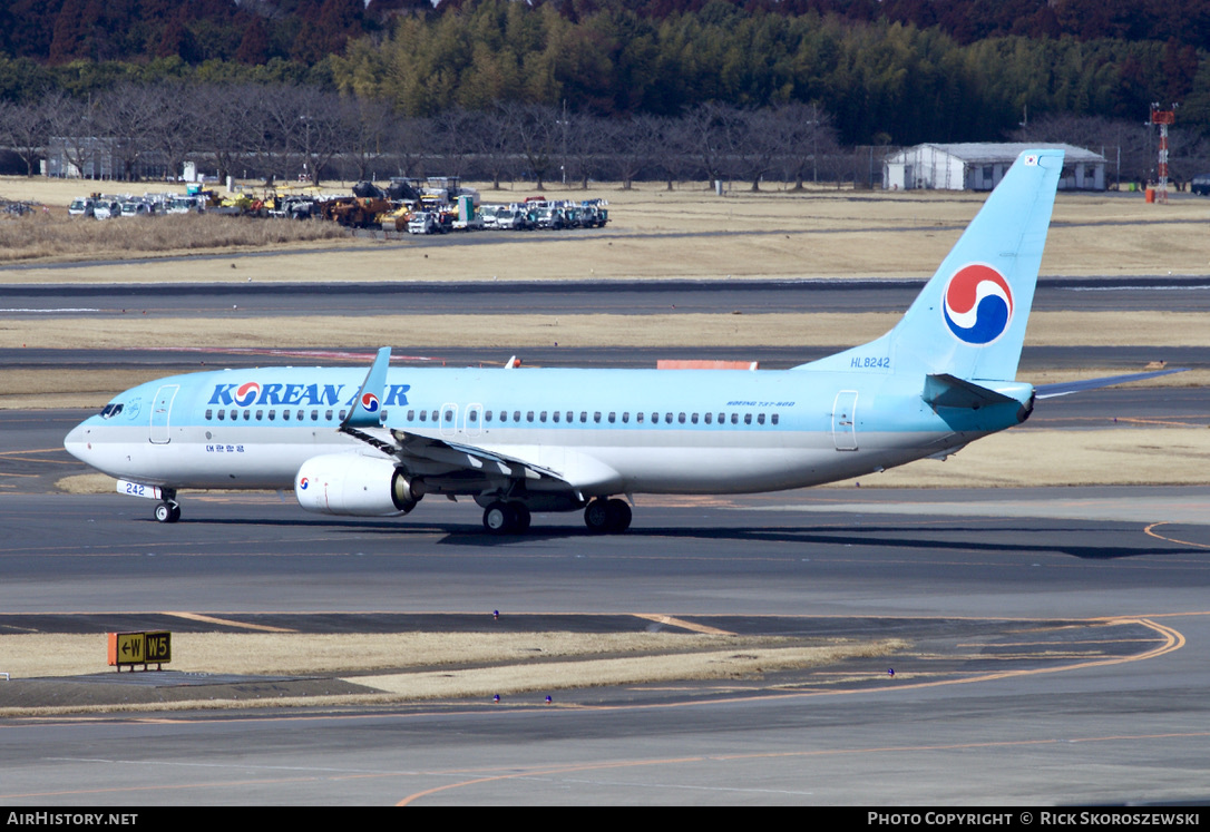 Aircraft Photo of HL8242 | Boeing 737-8Q8 | Korean Air | AirHistory.net #376076