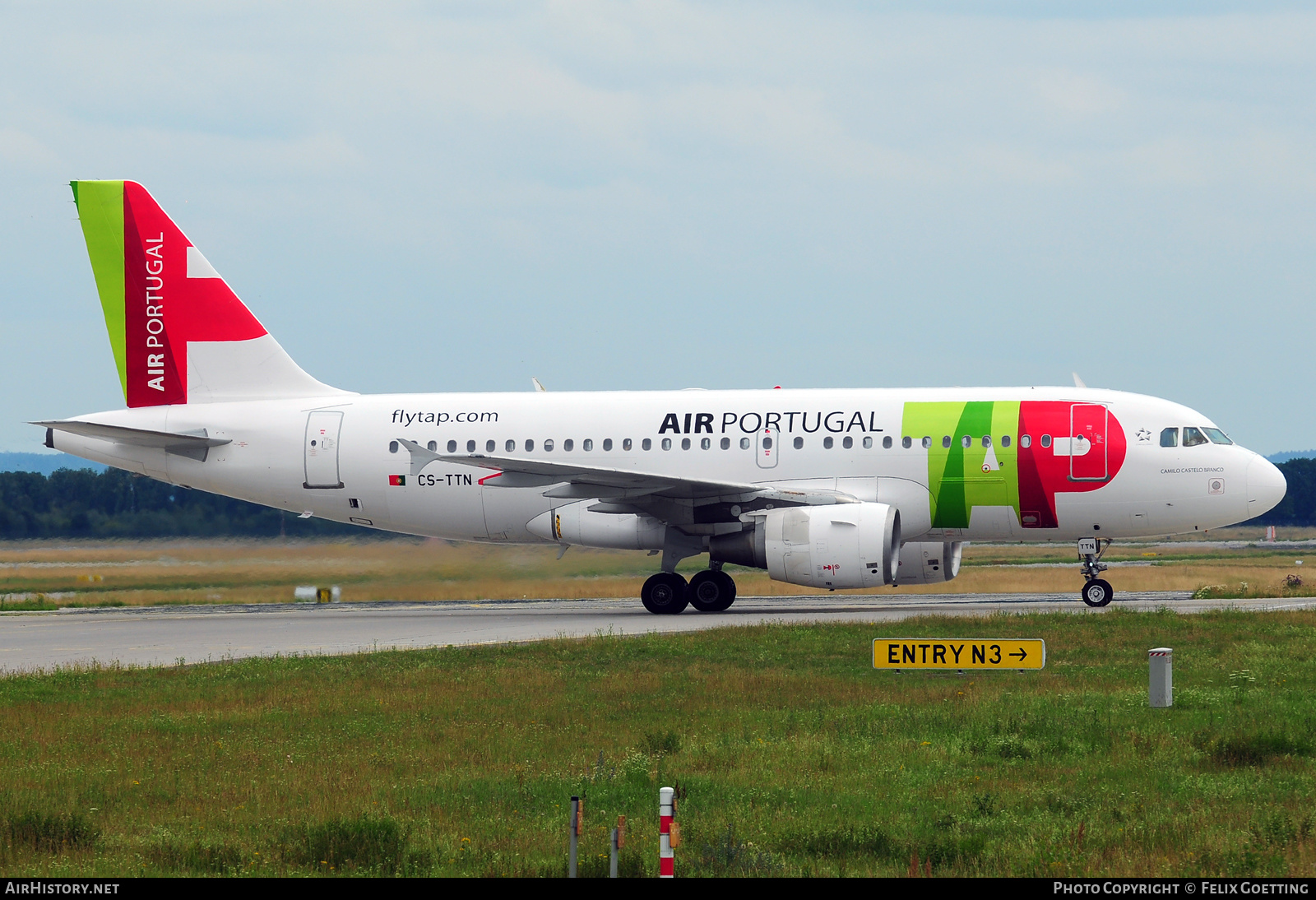 Aircraft Photo of CS-TTN | Airbus A319-111 | TAP Air Portugal | AirHistory.net #376086