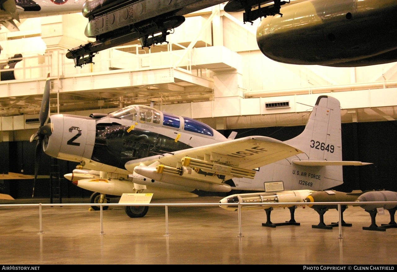 Aircraft Photo of 52-132649 / 132649 | Douglas A-1E Skyraider | USA - Air Force | AirHistory.net #376106