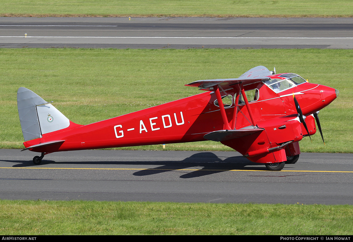 Aircraft Photo of G-AEDU | De Havilland D.H. 90A Dragonfly | AirHistory.net #376111