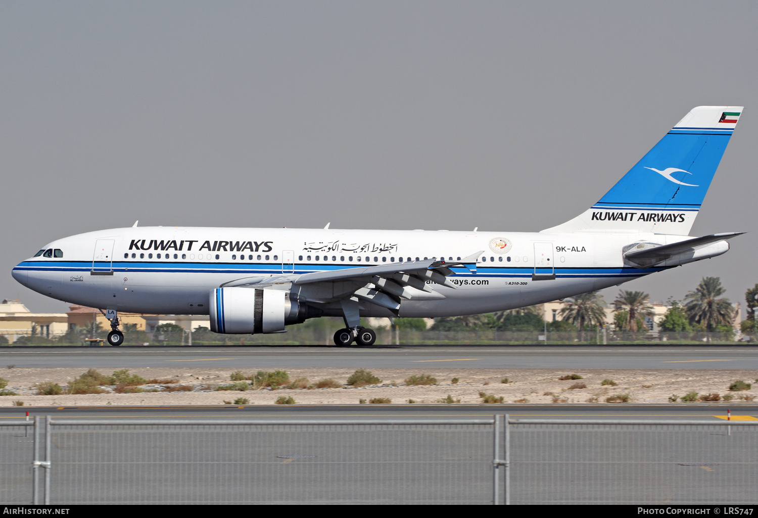 Aircraft Photo of 9K-ALA | Airbus A310-308 | Kuwait Airways | AirHistory.net #376125