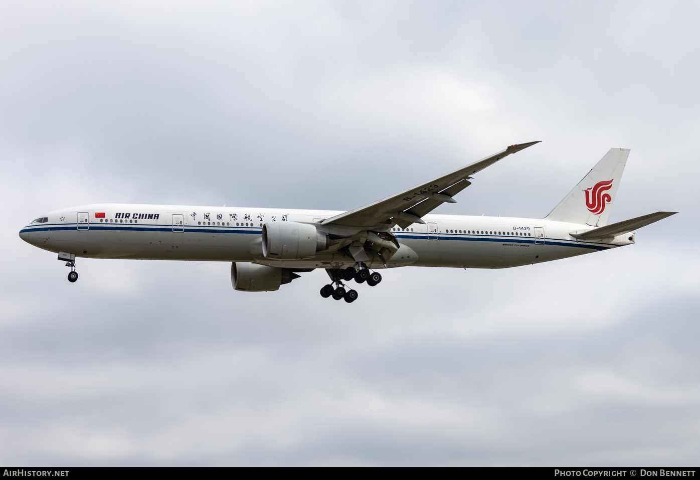 Aircraft Photo of B-1429 | Boeing 777-300/ER | Air China | AirHistory.net #376136