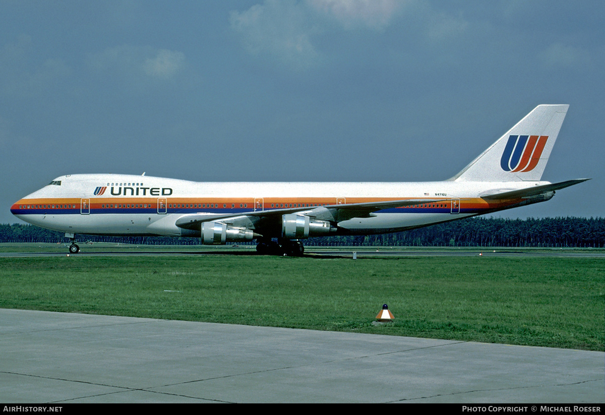 Aircraft Photo of N4716U | Boeing 747-122 | United Airlines | AirHistory.net #376155