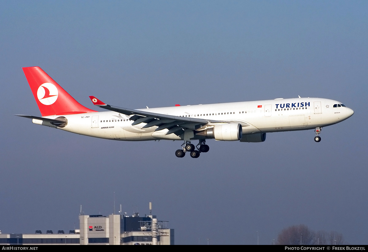 Aircraft Photo of TC-JND | Airbus A330-203 | Turkish Airlines | AirHistory.net #376158