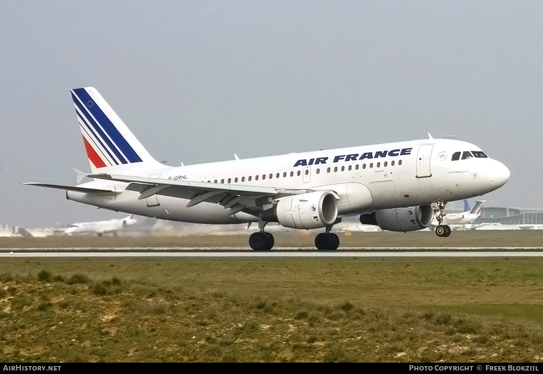 Aircraft Photo of F-GRHL | Airbus A319-111 | Air France | AirHistory.net #376161
