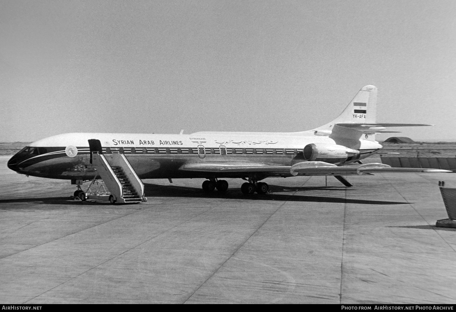 Aircraft Photo of YK-AFA | Sud SE-210 Caravelle 10B3 Super B | Syrian Arab Airlines | AirHistory.net #376177