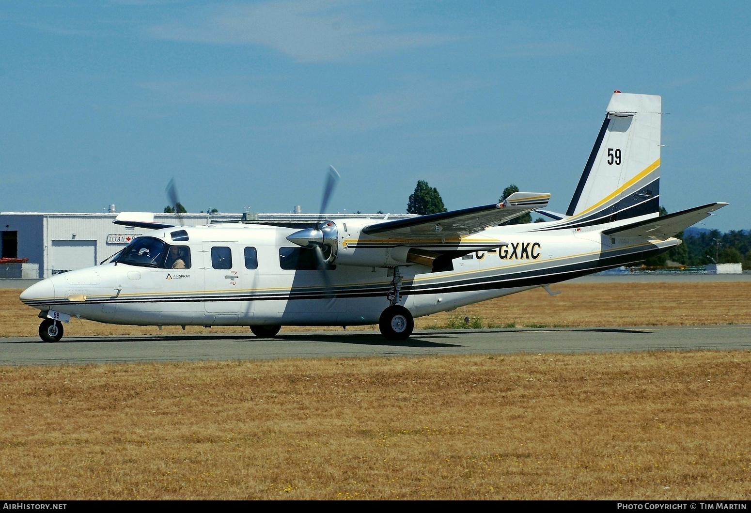 Aircraft Photo of C-GXKC | Rockwell 690A Turbo Commander | Air Spray | AirHistory.net #376186