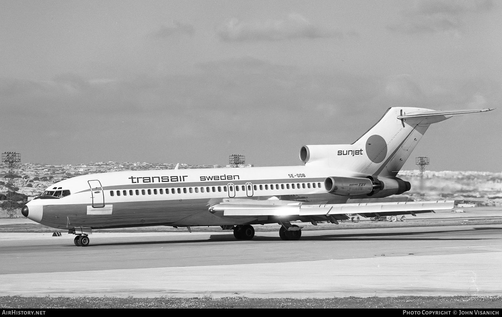 Aircraft Photo of SE-DDB | Boeing 727-134 | Transair Sweden | AirHistory.net #376189