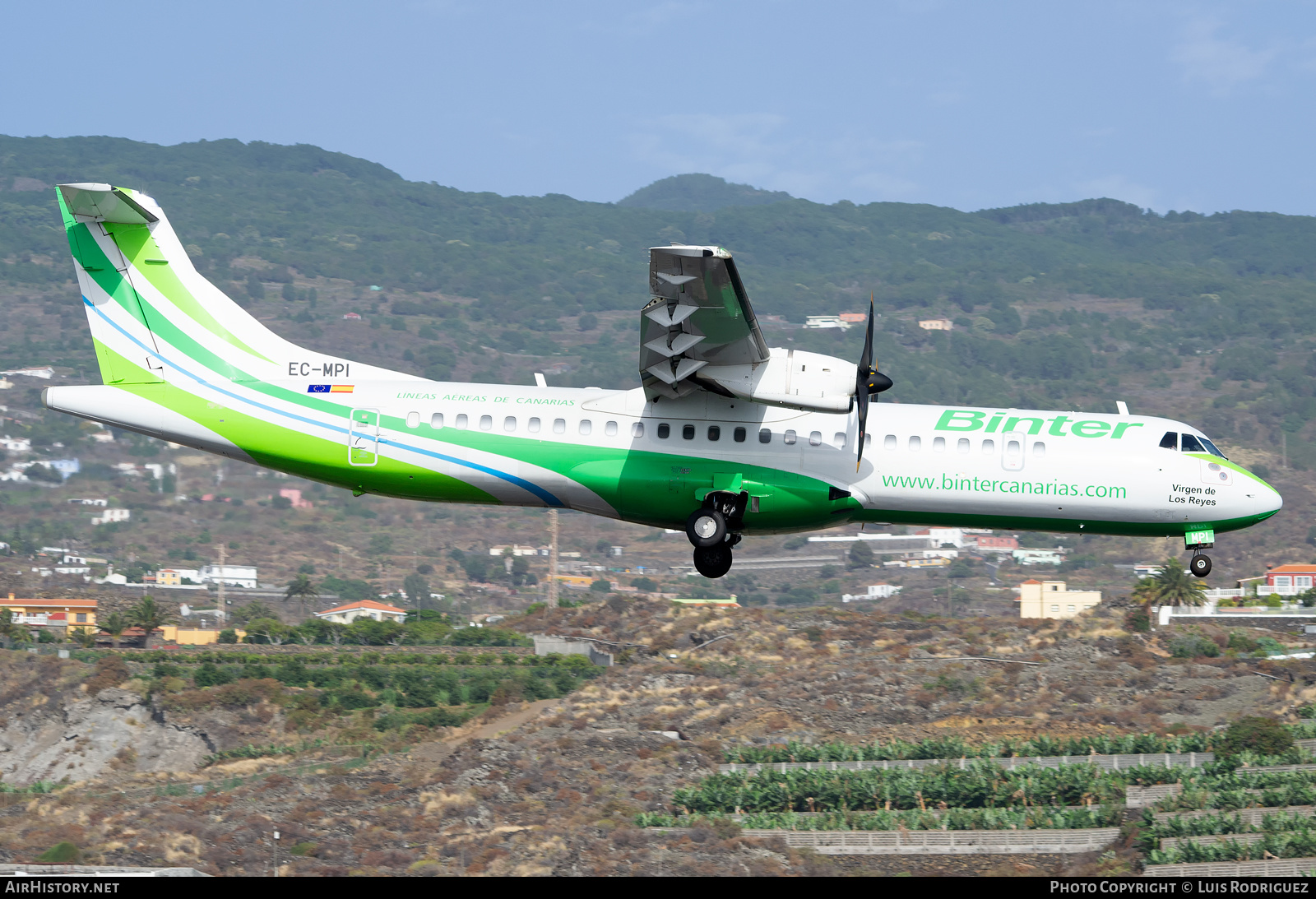 Aircraft Photo of EC-MPI | ATR ATR-72-600 (ATR-72-212A) | Binter Canarias | AirHistory.net #376194