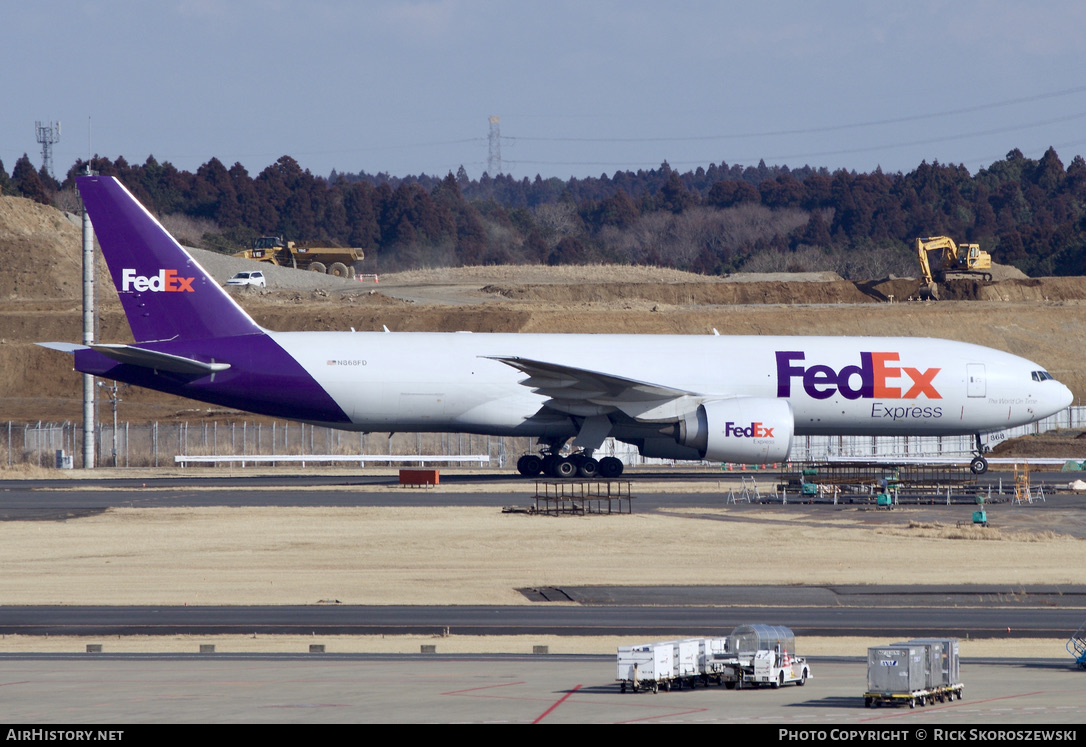 Aircraft Photo of N868FD | Boeing 777-FS2 | FedEx Express | AirHistory.net #376195