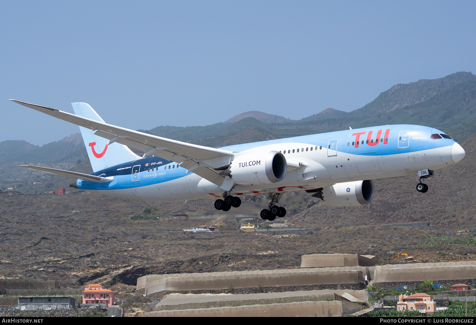 Aircraft Photo of OO-JDL | Boeing 787-8 Dreamliner | TUI | AirHistory.net #376200