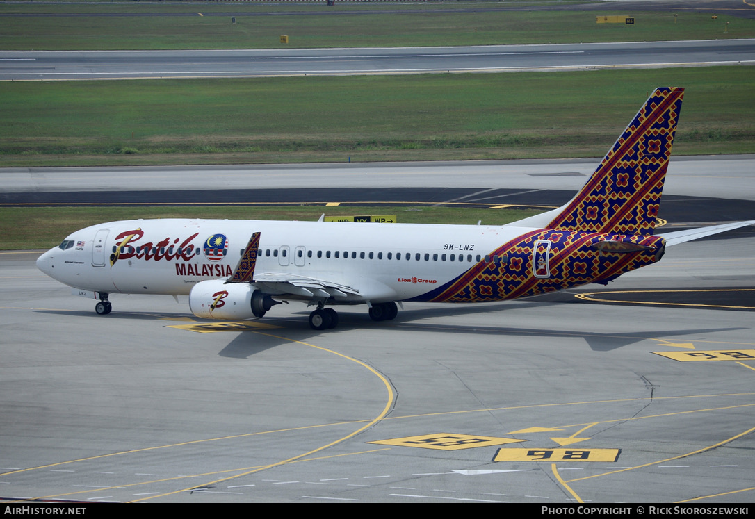 Aircraft Photo of 9M-LNZ | Boeing 737-8GP | Batik Air Malaysia | AirHistory.net #376216